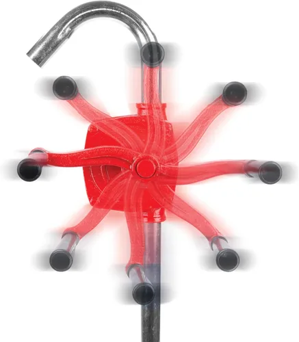 Miniatura 8 de Bomba de Barril Rotatoria Performance Tool W54270, Bombea Aceites de Viscosidad Ligera a Media, Tubo de Succión de 3 Piezas, Barriles de 30-55