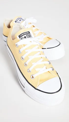 Miniatura 6 de Converse Chuck Taylor All Star Lift Ox Tenis para mujer, amarillo mantequillablanconegro, talla 6 M de EE. UU, Amarillo