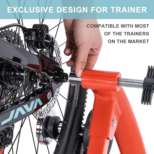 Miniatura 6 de Ejes pasantes de 12 mm para entrenadores de bicicleta - Adaptador de eje pasante M12 x 1.0/1.5/1.75 para fijación de rueda trasera en entrenador