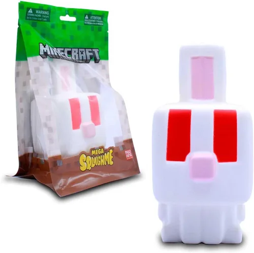 Miniatura 7 de Minecraft Mooshroom Cow Mega SquishMe Series 4 – Peluche Squishy Oficial de 6″ de Subida Lenta – Conejito Coleccionable, Vaca Mooshroom, Tortuga