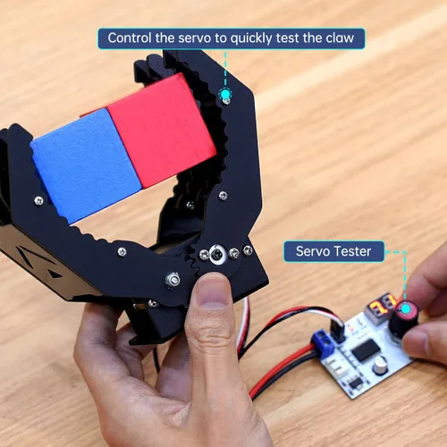 Miniatura 2 de Garra mecánica del brazo del robot/agarrador del robot agarrador (con servo)