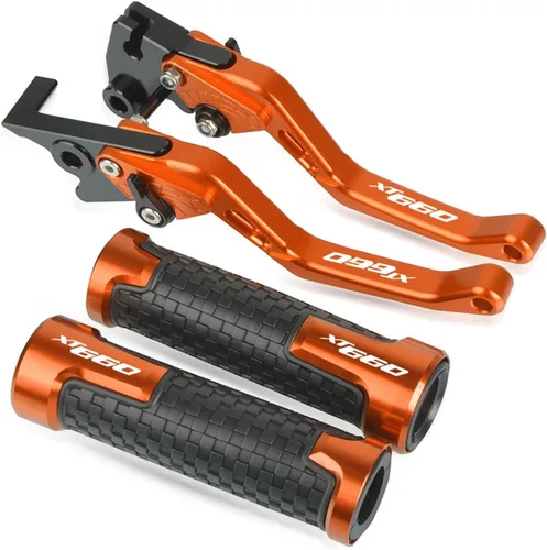 Miniatura 15 de DOUKI Para Yamaha XT660Z TENERE 2008-2016 XT660 Z - Palancas de embrague de freno corto para motocicleta, embrague, empuñaduras, extremos