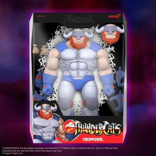 Miniatura 5 de Super7 ¡ULTIMATES! Thundercats Cruncher - Figura de acción de Thundercats de 7 pulgadas con accesorios, coleccionables clásicos de dibujos animados