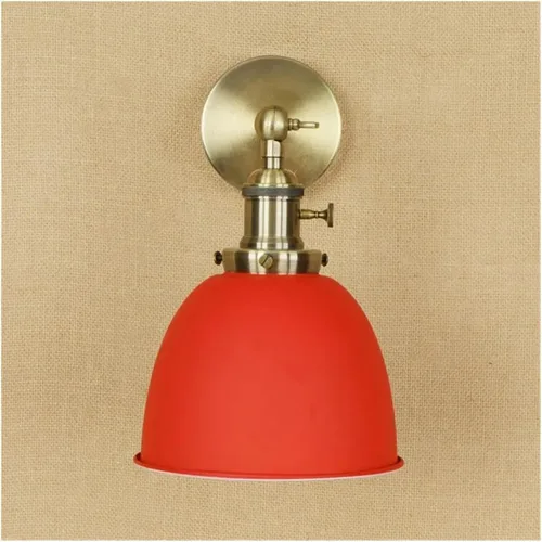 Miniatura 2 de Brass Black Retro LED Wall Light Fixtures Loft Industrial Vintage Arm Lamp Lamparas,Luxury Rojo