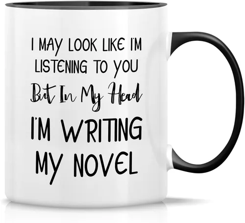 Miniatura 24 de Retreez Taza divertida - Soy un escritor, cualquier cosa puede ser utilizada en una historia, 11 Oz Tazas de café de cerámica - Taza graciosa