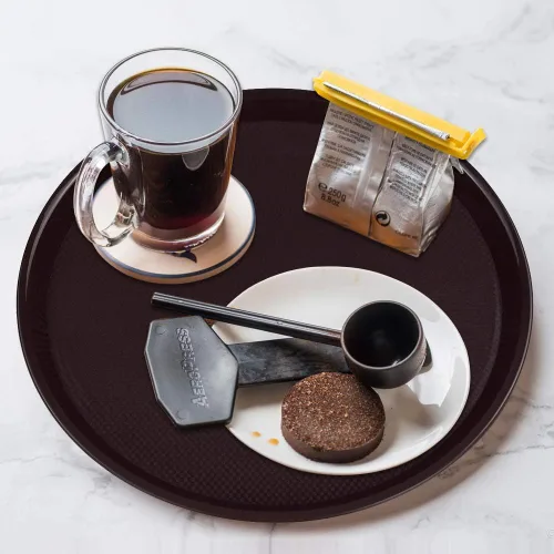 Miniatura 4 de Bandeja redonda de plástico, 6 paquetes