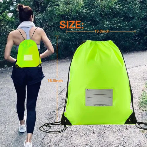 Miniatura 72 de CODOBON Paquete de 20 bolsas con cordón, mochila de cuerda de dibujo a granel, bolsa de bricolaje para gimnasio, deportes, bolsa para mujeres