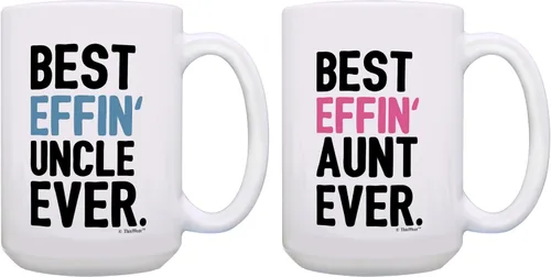 Miniatura 10 de Regalos para tía para mujer, regalo divertido para tía de la mejor tía Effin, regalo para tía, regalo para tía, taza de café, taza de café
