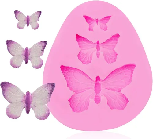 Miniatura 15 de Rolin Roly Molde de silicona para tartas de flores, molde de fondant de conejo, moldes de chocolate rosa, molde de arcilla polimérica, moldes