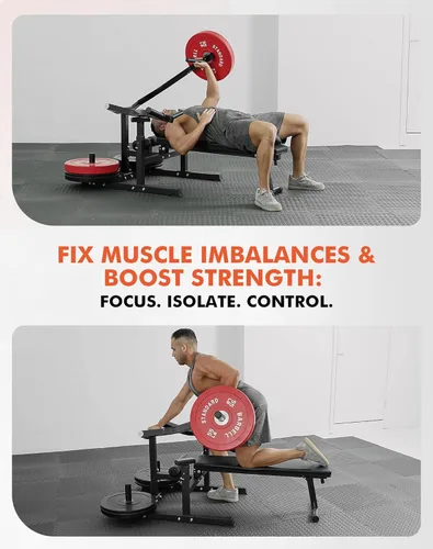Miniatura 4 de GMWD Chest Press Machine, Bench Press Machine with Independent Converging Arms, Adjustable Flat Incline Bench for Chest, AB Workouts, Shoulder Home