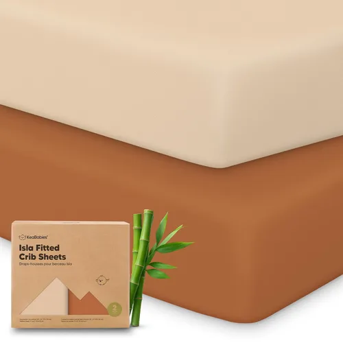 Miniatura 27 de KeaBabies Paquete de 2 sábanas de cuna para bebé, para niño y niña - 52x28 Fibra viscosa derivada del bambú, sábana para cama de niño pequeño