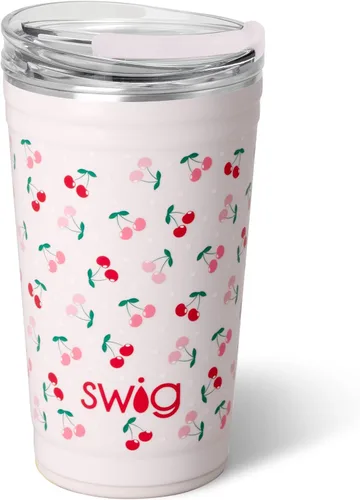 Miniatura 78 de Swig Life - Vaso aislante de 22 onzas, vaso de viaje para café con tapa, taza de café para viaje compatible con portavasos, de acero inoxidable