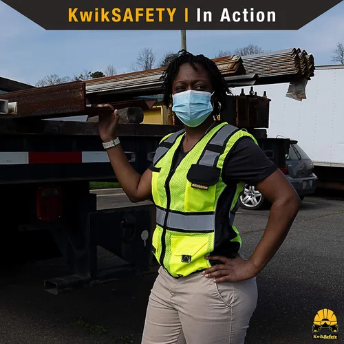 Miniatura 8 de KwikSafety - Charlotte, NC - RoadBOSS Economy & Premium Safety Vest for Women [SNUG-FIT] Class 2 ANSI Tested OSHA Amarillo