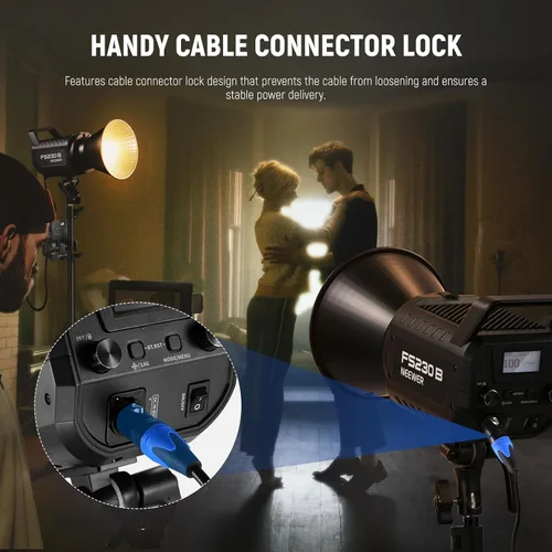 Miniatura 4 de NEEWER D Tap macho a 3 pines XLR hembra cable de alimentación 6 pies/5.9 ft para iluminación de video continuo por baterías de montaje en V, solo