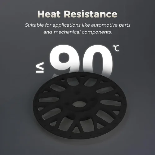 Miniatura 3 de FLASHFORGE ABS Pro Filamento 1.75mm Negro, Carrete de 1kg (2.2lbs) para Impresora 3D - Precisión Dimensional +/- 0.02mm, Deformación Térmica