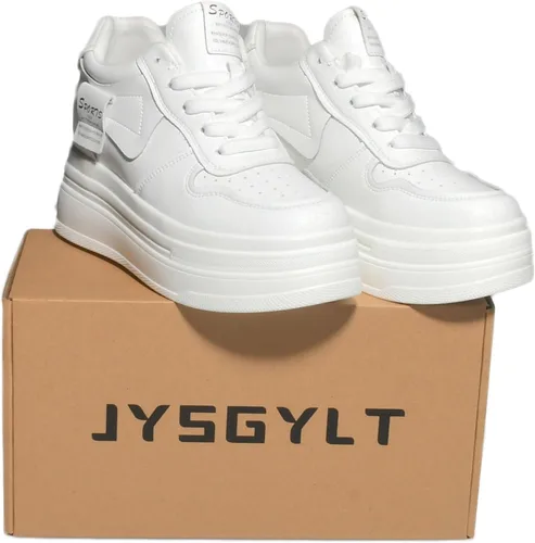 Miniatura 8 de 3.0 in con cordones de ocio calzado transpirable cuña talón femenino moda zapatillas cómodas mujeres casaul zapatos