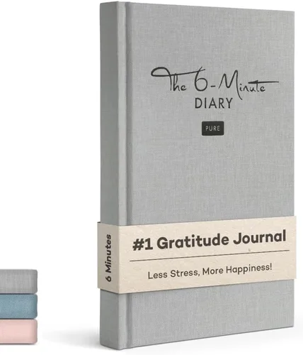 Diario de 6 minutos puro – Diario de gratitud de 3 millones de usuarios para mujeres con indicaciones – Diario de cuidado personal guiado basado en