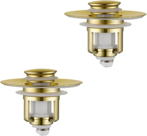 Miniatura 11 de Tapón de Drenaje para Lavabo de Baño, Colador Tapón de Drenaje Emergente 2 en 1 para Orificios de Drenaje de Lavabo de 1.06"-1.65", Tapón de Lavabo