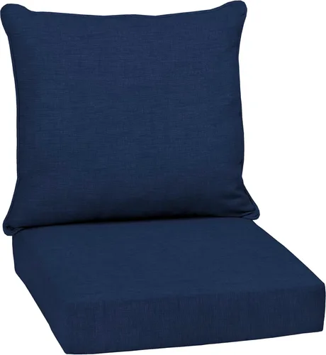 Miniatura 153 de Arden Outdoor Deep Seat Cushion Set, 24 x 24 pulgadas, Cojín para exteriores resistente al clima, a la lluvia y a la decoloración para silla, sofá