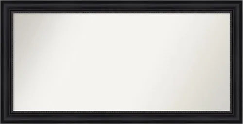 Miniatura 304 de Amanti Art Espejo personalizado, espejo de baño negro Astor, espejo de pared o espejo de tocador de baño sobre el fregadero (25 x 25 pulgadas)