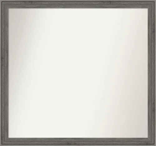 Miniatura 100 de Amanti Art Espejo personalizado, espejo de baño gris plomo a rayas, espejo de pared o espejo de tocador de baño sobre el fregadero