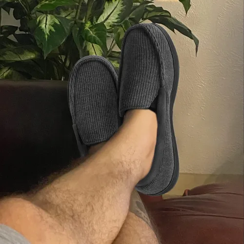 Miniatura 6 de ULTRAIDEAS Pantuflas Carver para hombre, mocasín, zapatos de casa con espuma viscoelástica