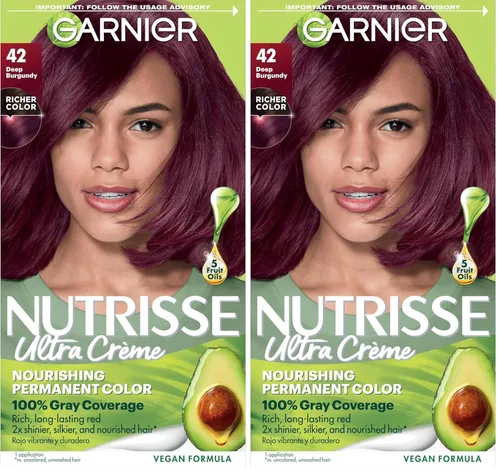 Miniatura 40 de Garnier Nutrisse - Tinte en crema nutritiva para el cabello, 30 marrón oscuro (Sweet Cola), tinte permanente para el cabello, 2