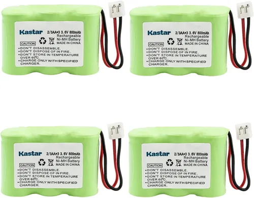 Miniatura 8 de Kastar Paquete de 1 batería de repuesto Ni-MH de 3.6V 800mAh para Radio Shack SP-806, SP-807 CS0139, CS90016, CS90017, ET521, ET551, SP502, SP503
