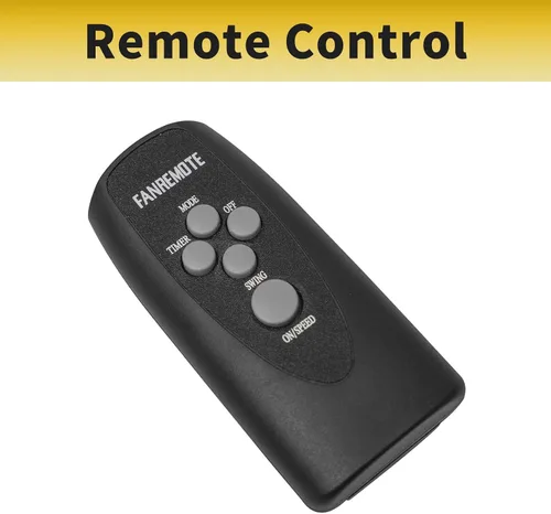 Miniatura 9 de HiCFM Ventilador de pared con control remoto de 20 pulgadas, ventiladores de pared oscilantes de alta velocidad de 5100 CFM de 3 velocidades