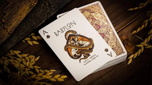 Miniatura 2 de MJM Babylon Golden Wonders Foiled Edition - Juego de cartas de Riffle Shuffle