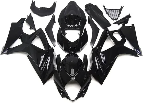 Miniatura 13 de Carenado de carrocería negro mate brillante de plástico apto para Suzuki 2007 2008 GSXR 1000 inyección ABS nuevo Aftermarket Kit Kit GSXR-1000 07 08