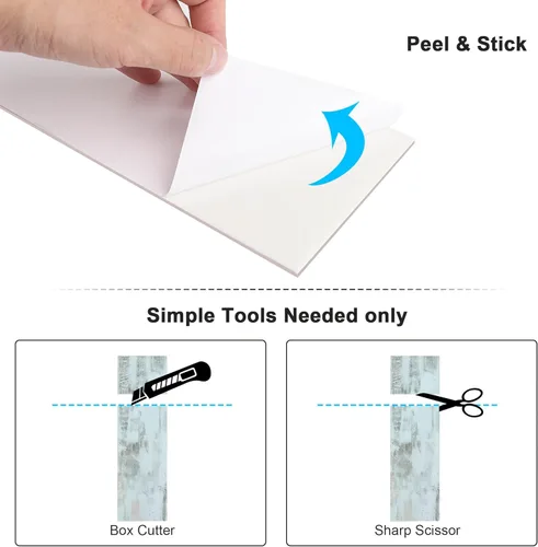 Miniatura 6 de BeNice Protector contra salpicaduras para azulejos de cocina, azulejos de despegar y pegar para paredes, azulejos adhesivos de azulejos impermeables