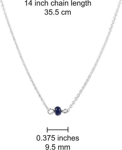 Miniatura 3 de Gargantilla de piedra natal – Regalo de cumpleaños, regalo para niña, mujer, amiga, hija, esposa, mamá, ella, joyas de piedras preciosas para uso