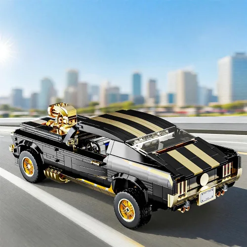 Miniatura 4 de 1:10 MOC Sports GTRS - Bloques de construcción de automóviles, juguetes para niños o adultos, juego de construcción modelo de coche de carreras