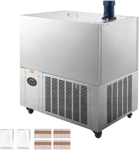 Miniatura 10 de VEVOR Máquina de paletas comerciales, juego de moldes individuales – 40 piezas máquina de hacer paletas de hielo, máquina comercial de paletas