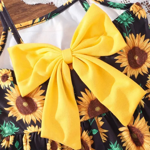 Miniatura 42 de Vestido de verano para niños pequeños, con diseño de dinosaurio, sin espalda, con lazo, vestido de playa de cumpleaños