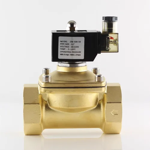 AC 220V Water Solenoid Valve Normally Closed,DC 24V Electric Air Valves,12V G1/2inch 3/4inch 1inch To 2inch Valve 1Pcs(DC 12V_NBR 80 CELSIUS)