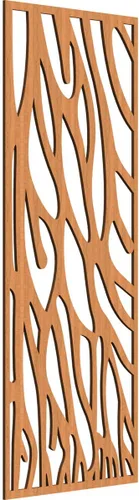 Miniatura 43 de 9 3/8"W x 24 3/8"H x 1/4"T Bristol Decorativos Paneles de Pared de Madera Calado, Cereza