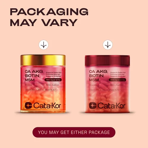 Miniatura 9 de Cata-Kor Vitaminas para el cabello, la piel y las uñas para mujeres, suplemento capilar con biotina y colágeno, ácido hialurónico, calcio AKG, MSM