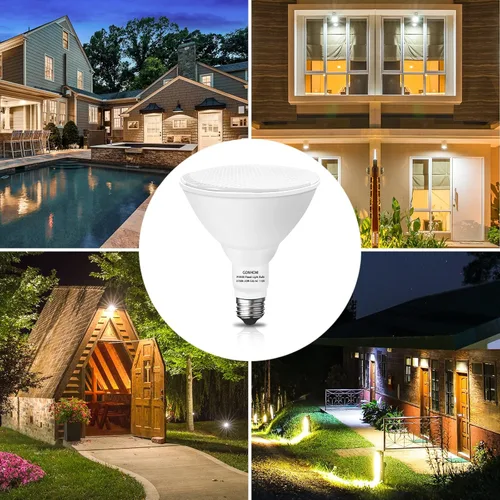Miniatura 7 de Gonhom Par38 Bombillas LED de Inundación para Exteriores, Regulables 1800LM, 20W Reemplaza hasta 200W, Bombillas de Inundación para Exteriores