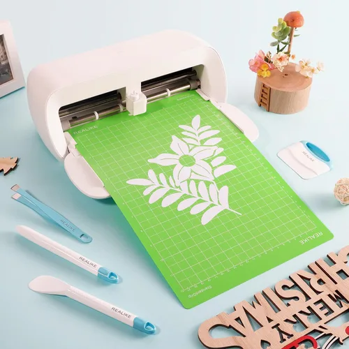 Miniatura 3 de REALIKE Alfombrilla de corte de 8.5 x 12 pulgadas compatible con Cricut Joy Xtra, alfombrillas de corte de agarre estándar verde para accesorios Joy