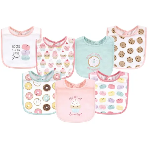 Miniatura 75 de Hudson - Babero unisex de algodón para bebé, baberos de algodón, talla única , Cactus rosa