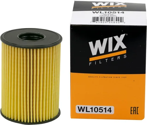 WIX WL10514 Filtro de aceite de repuesto, diseñado para aceite sintético y de alto kilometraje - Compatible con Hyundai, Kia con 2.5L (20-21) -