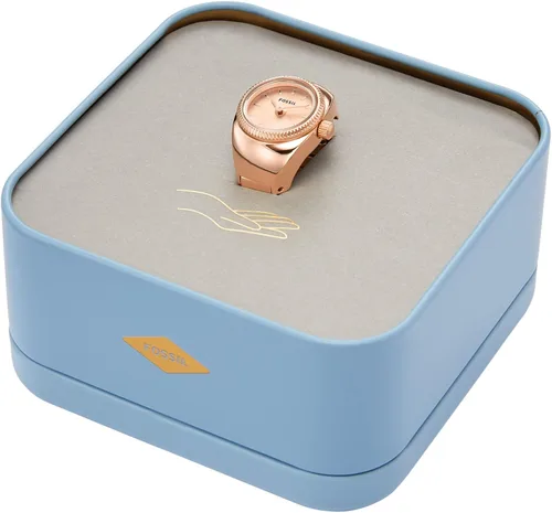 Miniatura 6 de Fossil Reloj de anillo de acero inoxidable de cuarzo para mujer