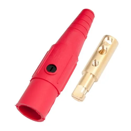 Miniatura 8 de Marinco CLS20FB-A CLS tipo Cam, serie 16 en línea, conector de un solo pin, 400 amperios, 600 voltios, #2-2/0 AWG, hembra - negro (A)