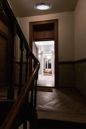 Miniatura 7 de LIT-PaTH Lámpara LED de techo empotrada, accesorio de iluminación de armario con sensor de movimiento, 10.5 W, 700 lúmenes, 6.2 pulgadas, carcasa