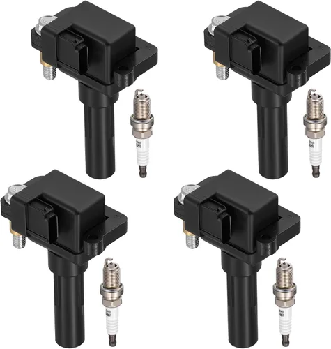 Miniatura 52 de BDFHYK Paquete de Bobina de Encendido UF350 y Bujías de Iridio 4505 Compatibles con Nissan 2002-2006 Altima 2002-2006 Sentra L4 2.5L Juego de 4