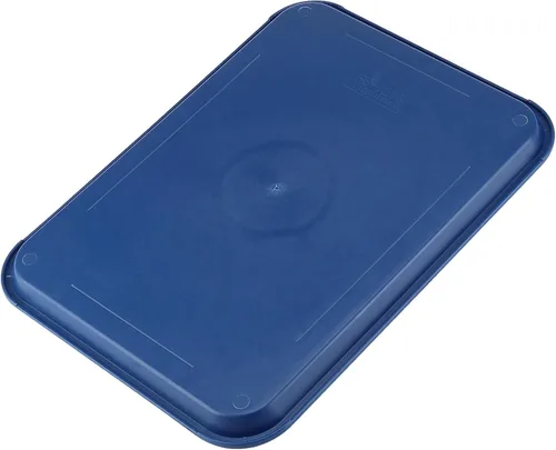 Miniatura 4 de Paquete de 10 bandejas de plástico para comida rápida, bandejas de plástico para cafeterías de 16 x 12 pulgadas con superficie texturizada, bandejas