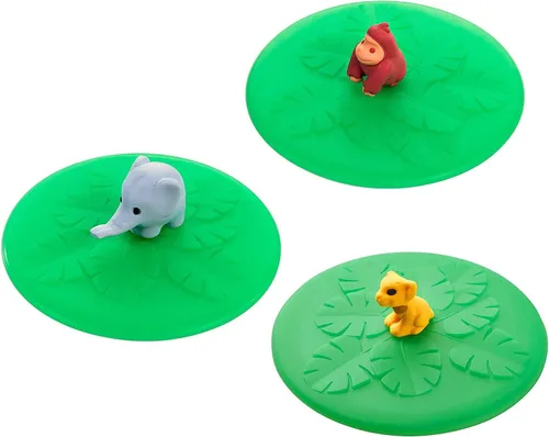 Miniatura 12 de LURCH Tapa de silicona reutilizable para taza de café y té de Alemania Tapa de vidrio Sello de succión antipolvo y camping y al aire libre