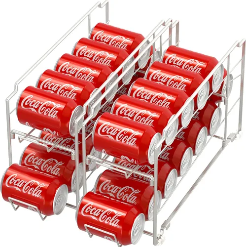 Miniatura 2 de SimpleHouseware Dispensador de latas de bebidas apilables + organizador de cocina
